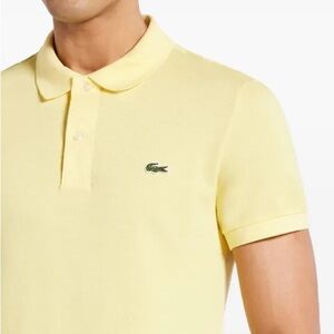 Lacoste Polo Shirt in Soft Yellow